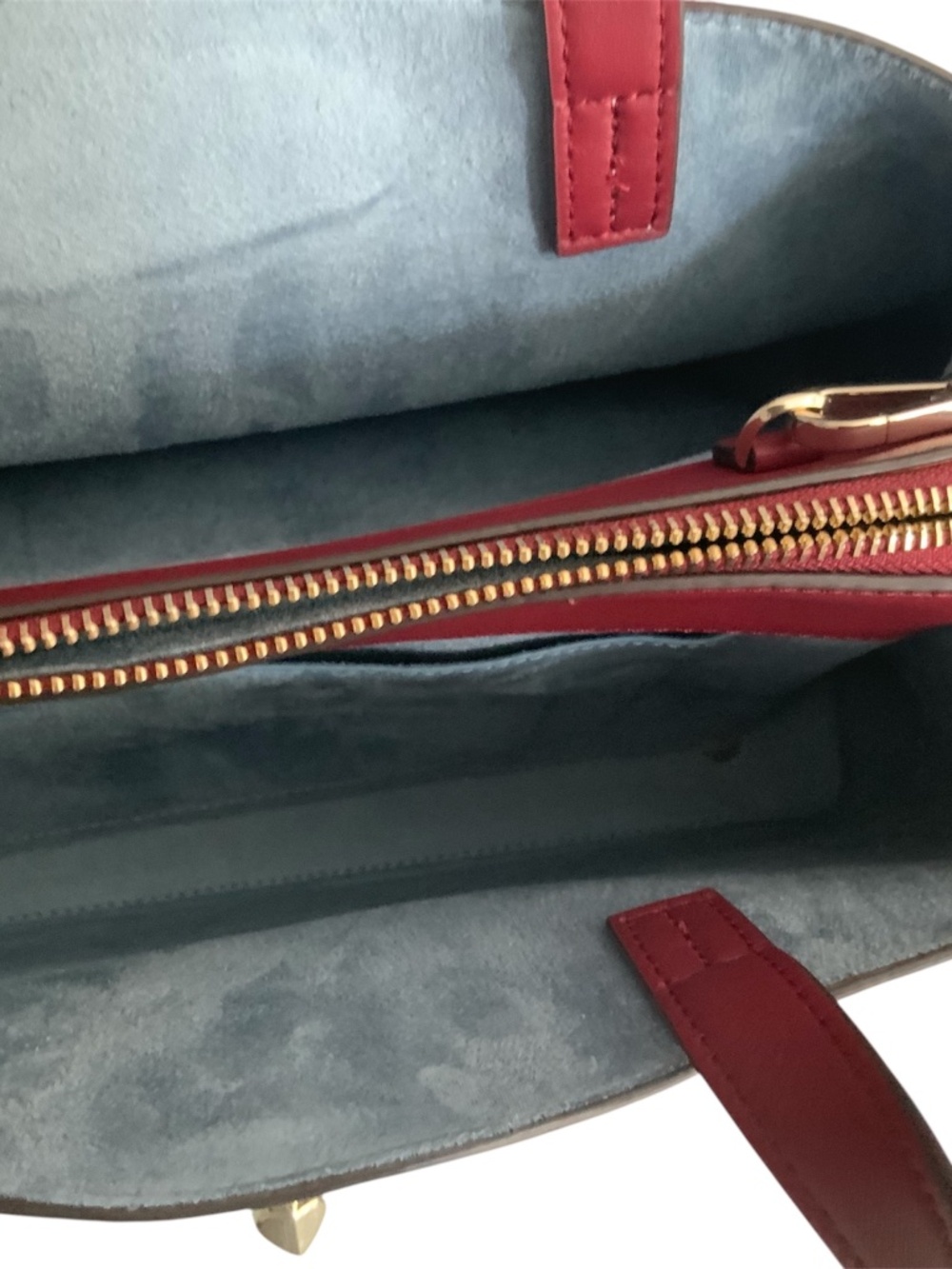 Kate Spade New York Essential Satchel Cloud Mist Burgundy NWOT - Picture 6 of 9